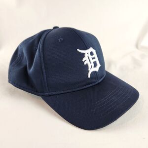 Detroit Tigers Mens Hat Navy Blue Team MLB OC Sports Adjustable Cap Hook Loop